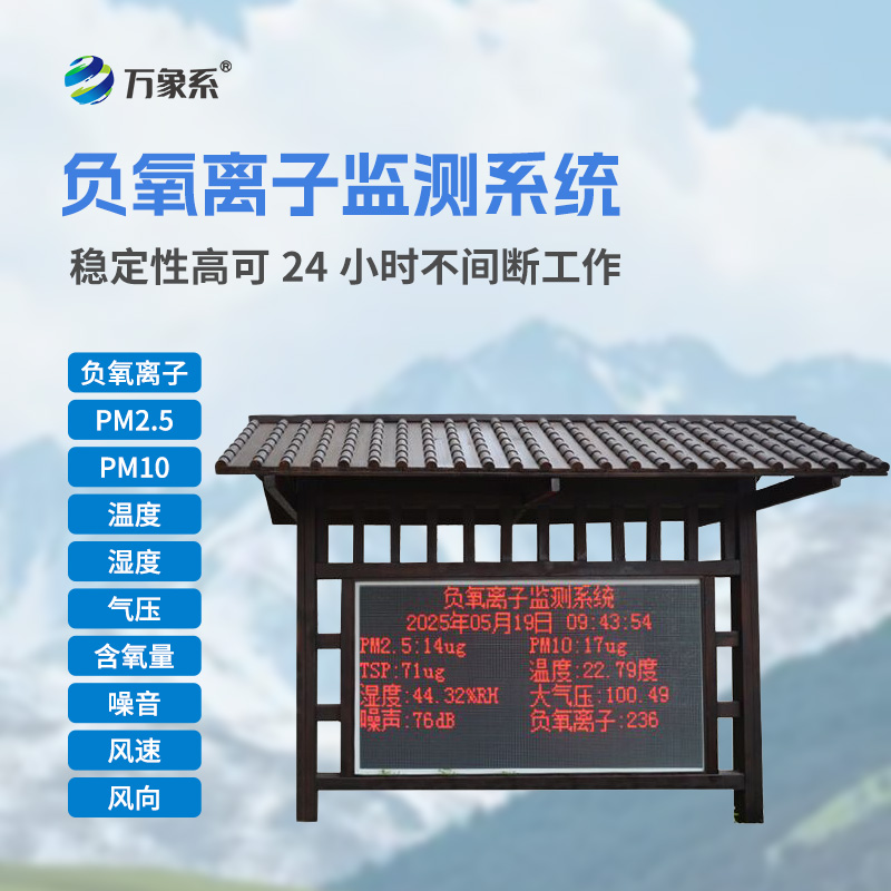 負(fù)氧離子生態(tài)環(huán)境監(jiān)測(cè)系統(tǒng)