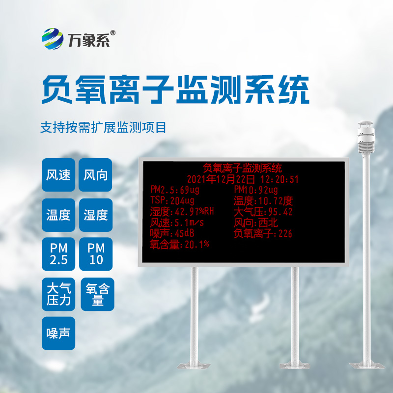 多參數(shù)監(jiān)測，全方位守護(hù)：大氣負(fù)氧離子自動監(jiān)測系統(tǒng)
